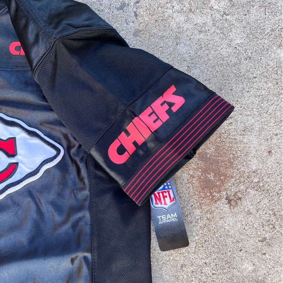 Kanas City Chiefs Black Jersey AFC NFL Team Apparel Patrick Mahomes Travis Kelce - Picture 5 of 8